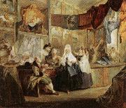 Luis Paret y alcazar The Antique Store France oil painting reproduction